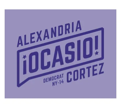 Alexandria Ocasio Cortez is a trendsetter when it comes to political campaign logos