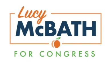 Lucy Mcbath example of states being referenced in political campaign logos